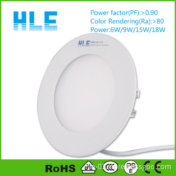Slim 25w led panel downlight from China 3years warranty